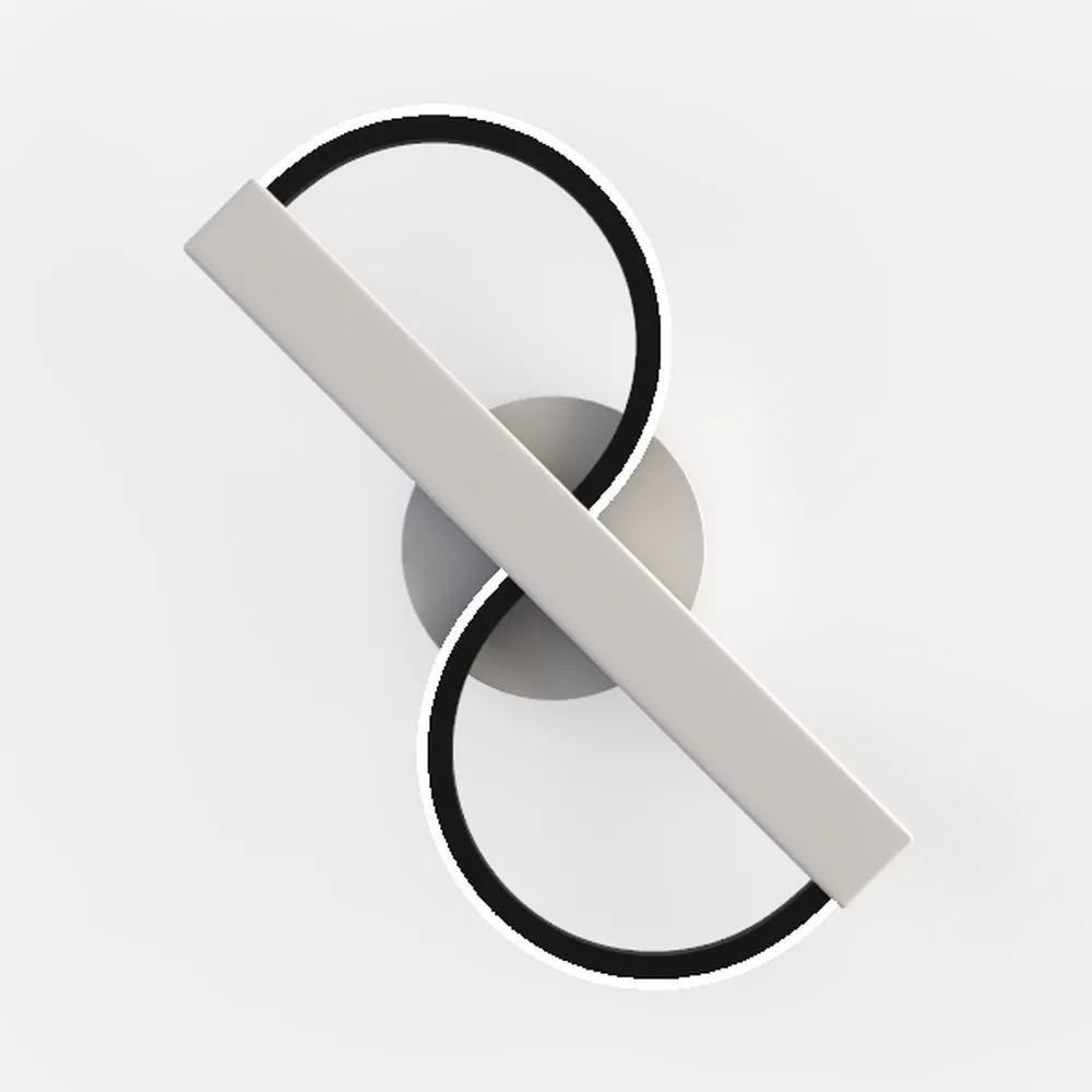 ADISUN Modern LED Ceiling Light, 6000K Semi Flush 