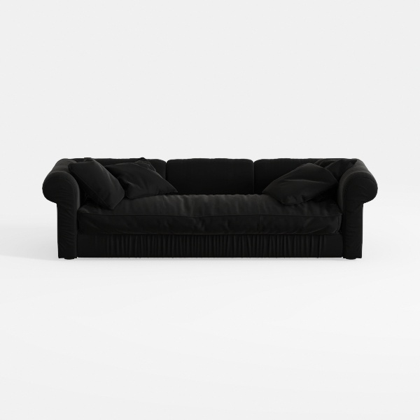 Oversized U Shaped Convertible Pull Out Sectional