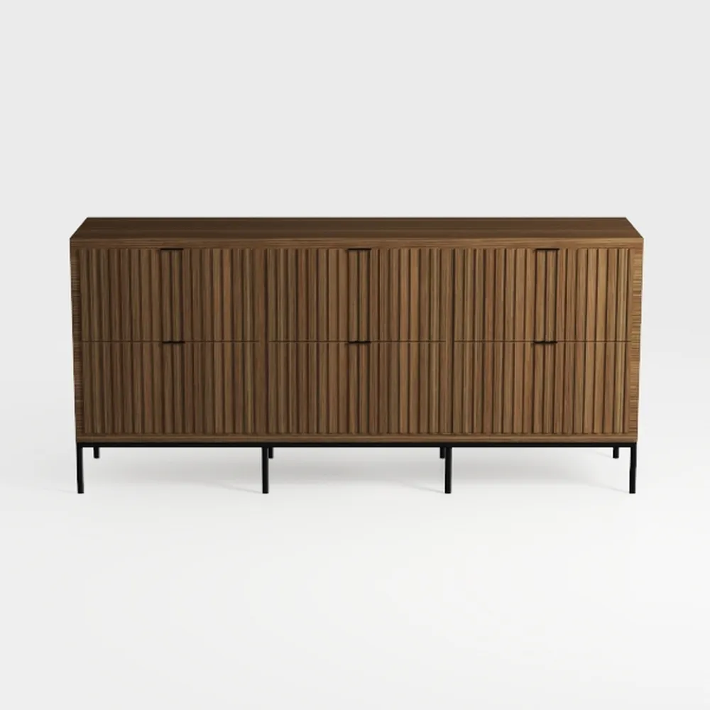 63" Buffet Cabinet with Storage, Large Kitchen