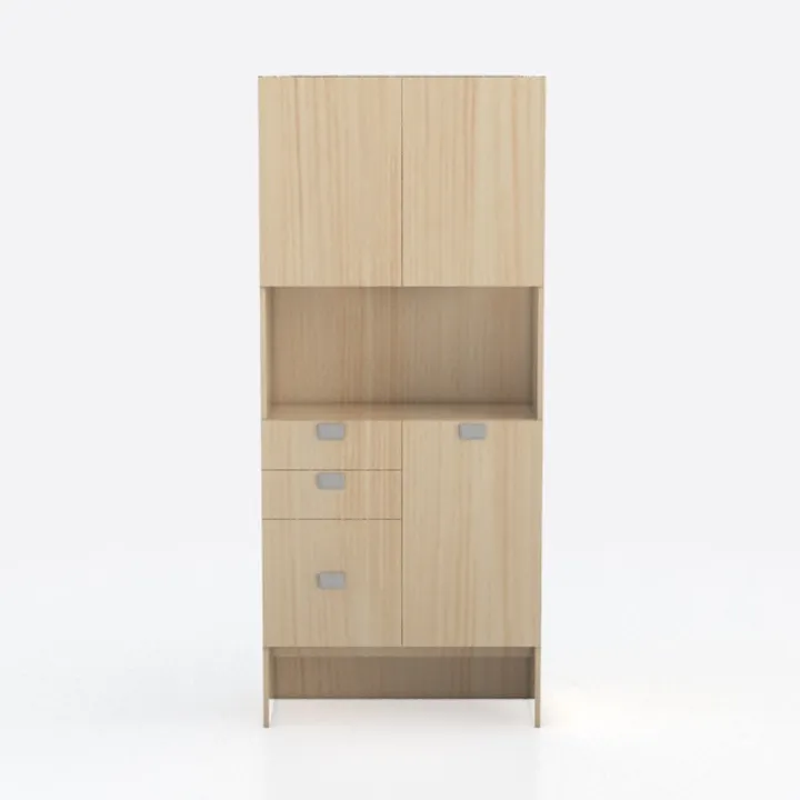 71'' H Tall Kitchen Pantry, Storage Cabinet with