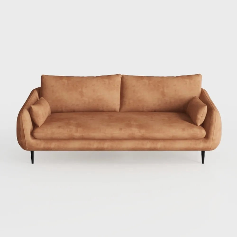 ovios 70" Loveseat Sofa Couch, Mid Century Modern 
