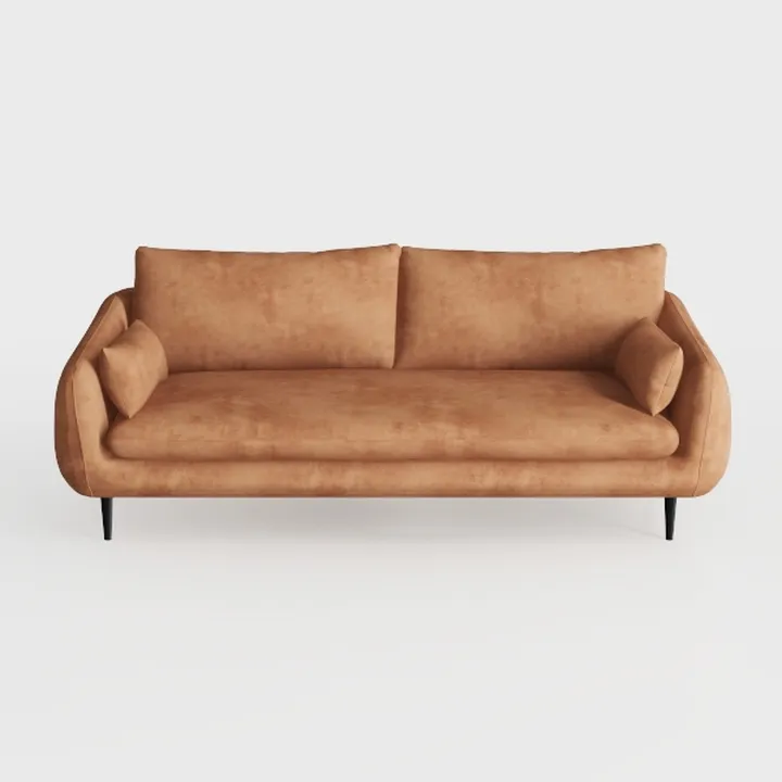 ovios 70" Loveseat Sofa Couch, Mid Century Modern 