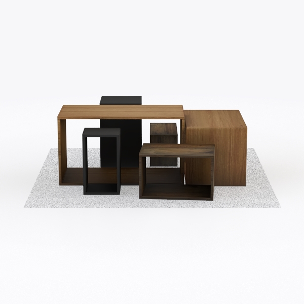 mater lounge table system / shelf system