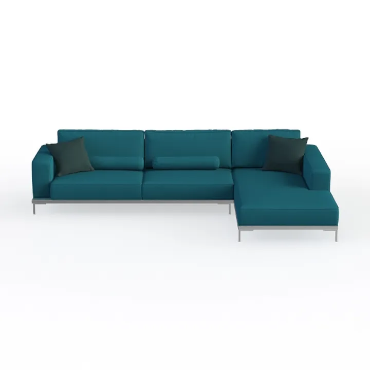 L-Shaped Sectional Sofa, Upholstered Seat