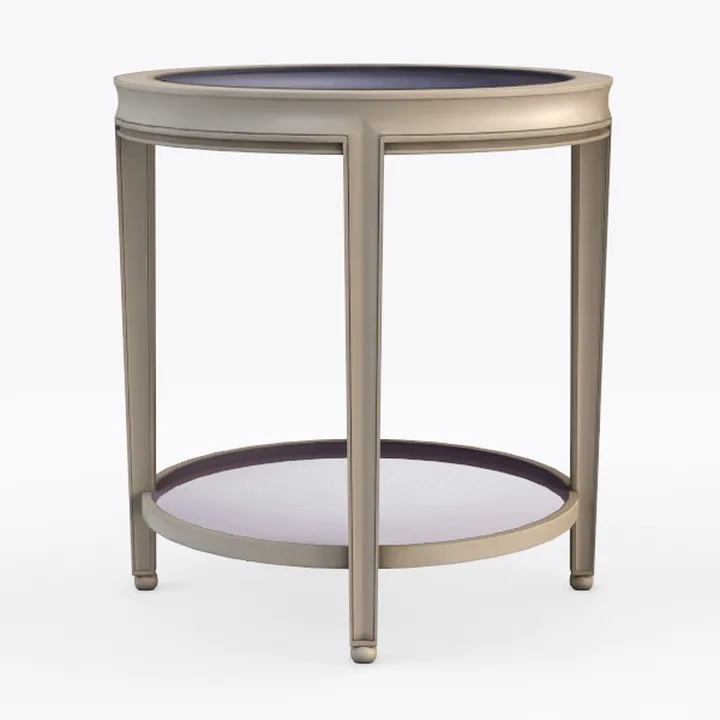 Royal Crest 18 in. Chrome Standard Height Round Gl