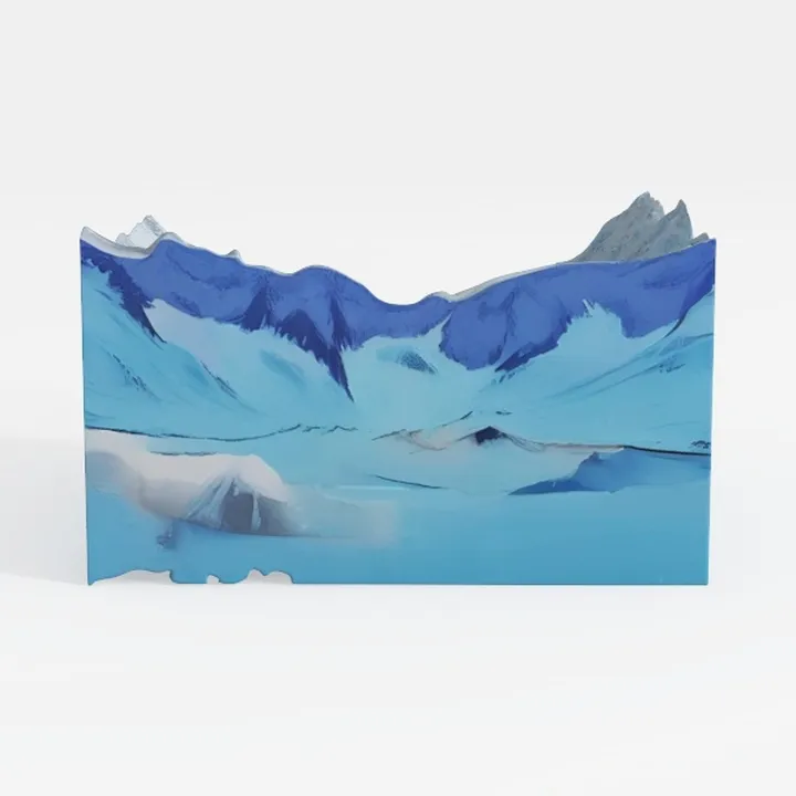 snow-crapped mountain-ai generated