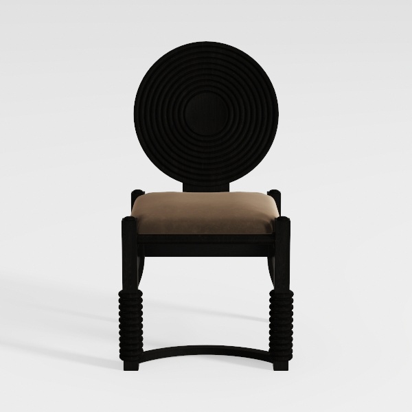 bali & pari Ayana Natural Rattan Dining Chair, One