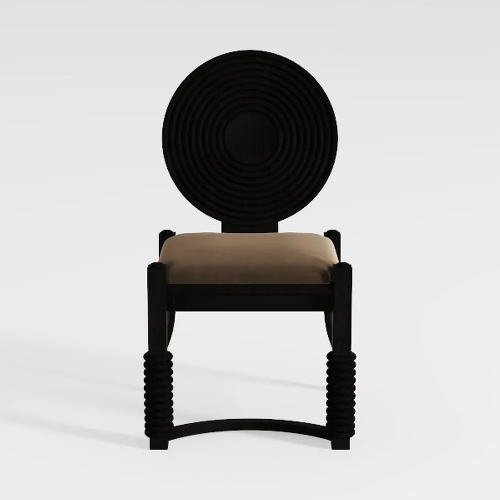 bali & pari Ayana Natural Rattan Dining Chair, One