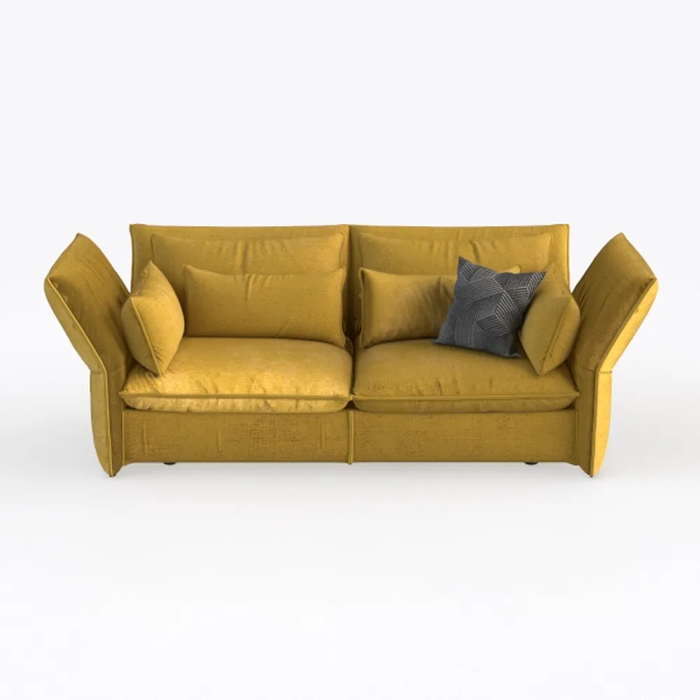 Oversized Loveseat Sofa, Modern Modular Sectional 