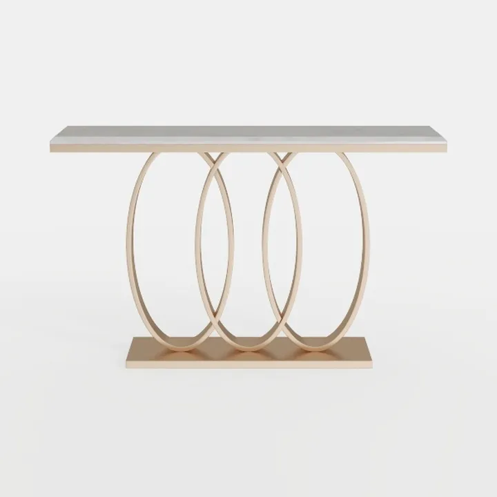 Tribesigns 55 in Console Table with Geometric Base