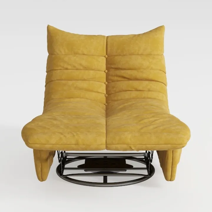 HomSof Armless Chaise Lounge Indoor Chair with