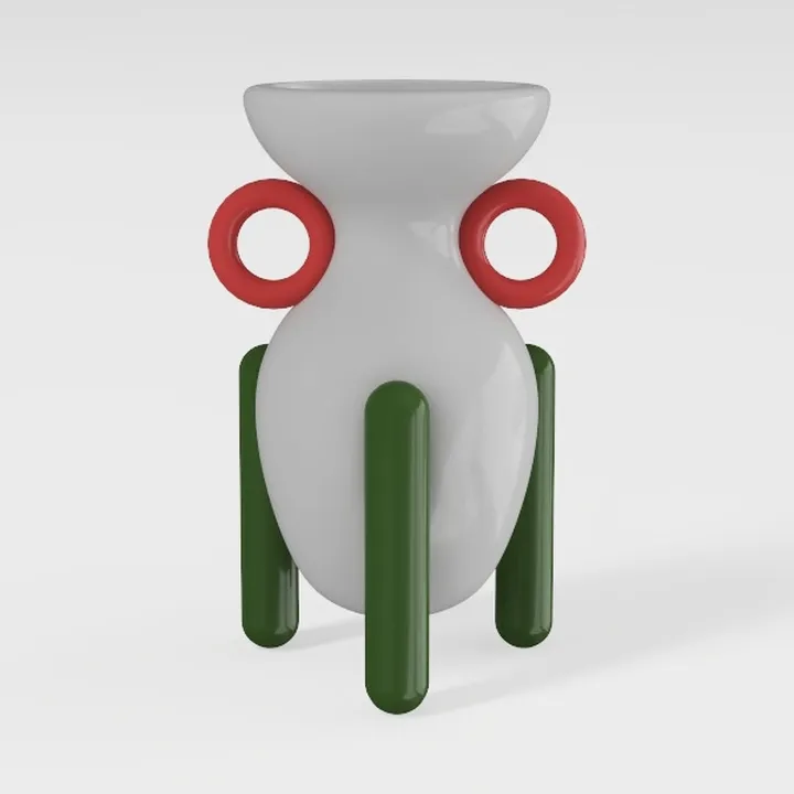vase-Olive Green