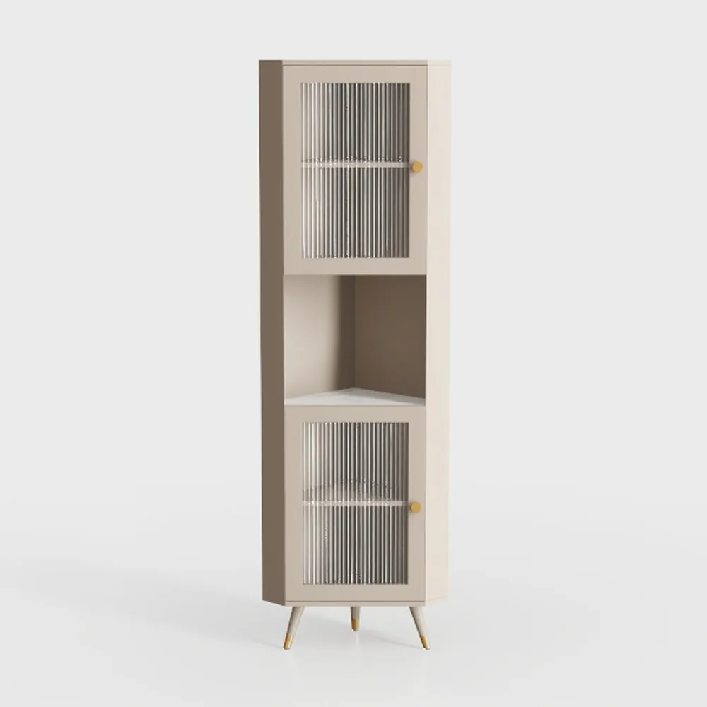 Rattan Corner Cabinet, Free Standing Corner