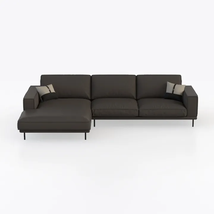 Valencia Pista Geniune Leather Reclining Sectional
