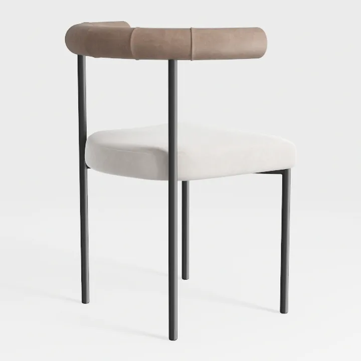 Mid-Century Modern Dining Chairs Set of 6, Armrest