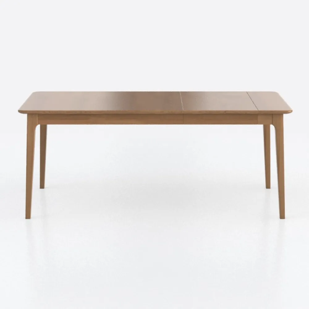 yerealye Solid Wood Writing Desk, Mid Century Mode