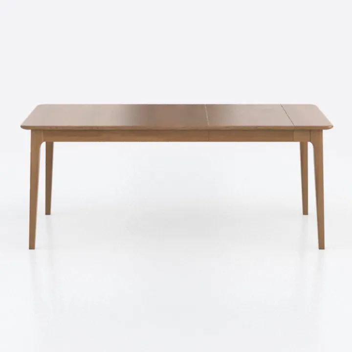 yerealye Solid Wood Writing Desk, Mid Century Mode