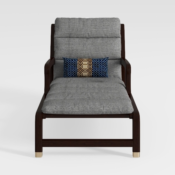 Recliner Chair, Modern Linen Upholstered Accent
