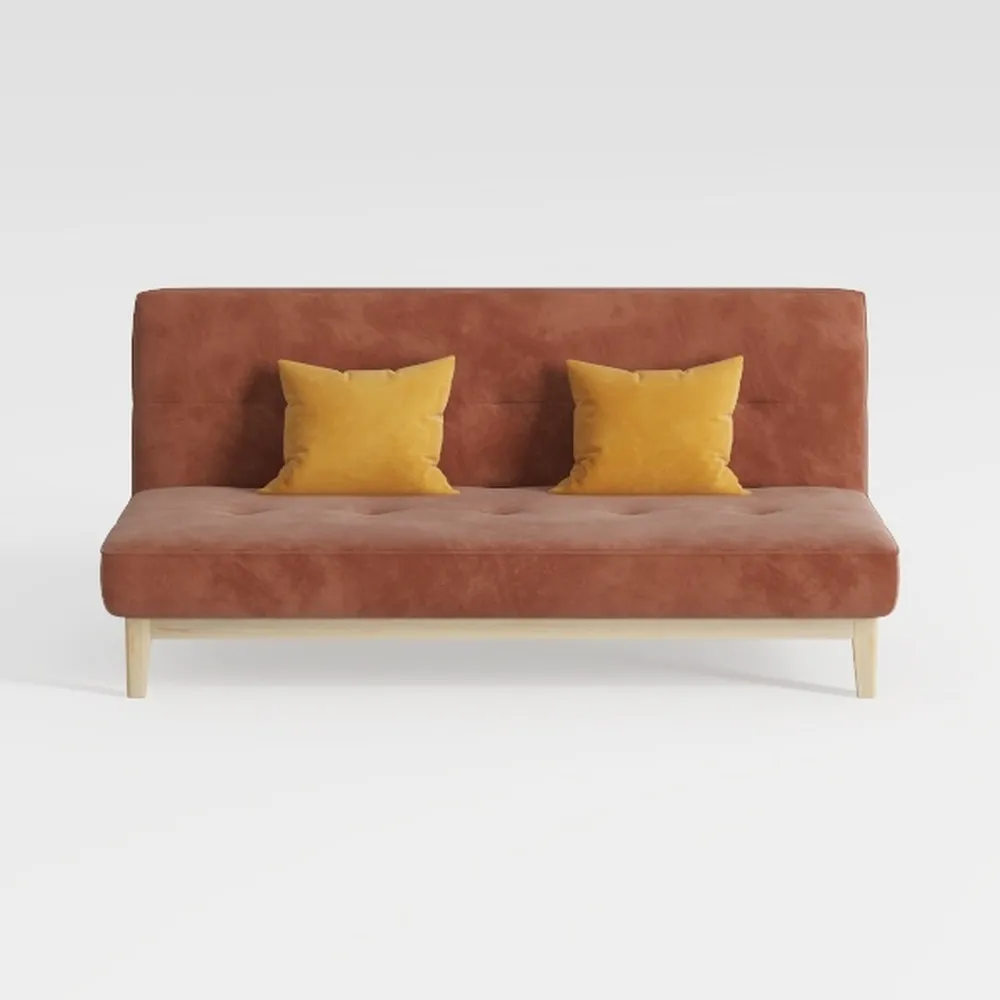 mopio 76.8" Futon Sofa Bed, Small Couch, Sleeper