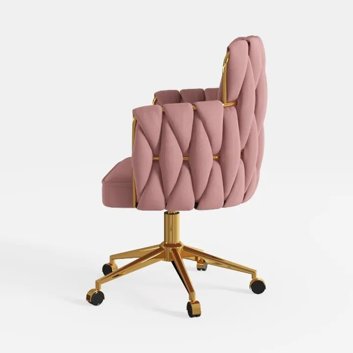 360° Swivel Home Office Chair with Handrail Back H