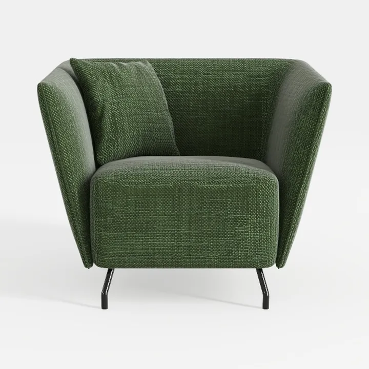 Mid Century Modern Chair, Accent Chair Barrel with