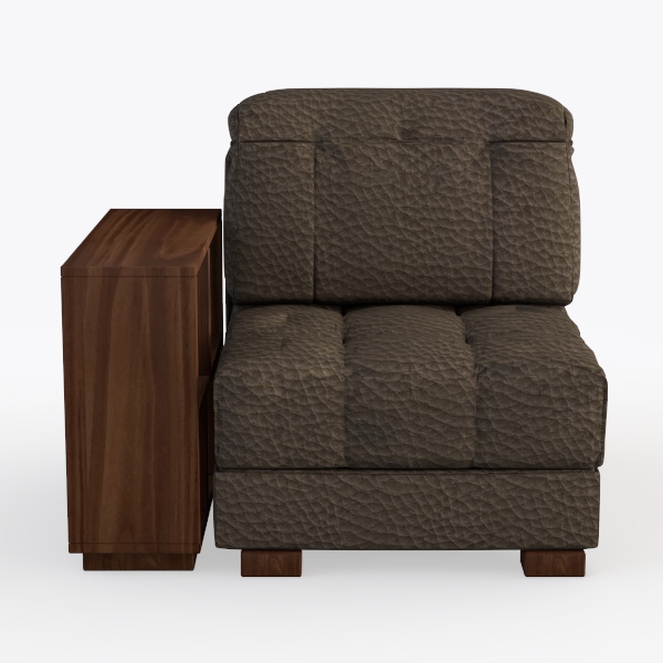 Divano Letto per Camera da Letto, Morbido Cuscino e Pouf, Poltrona Moderna con Cuscino Poltrona reclinabile, Sedia Laterale per Soggiorno con Seduta Lounge e Gambe in Legno, Sedia Relax imbo