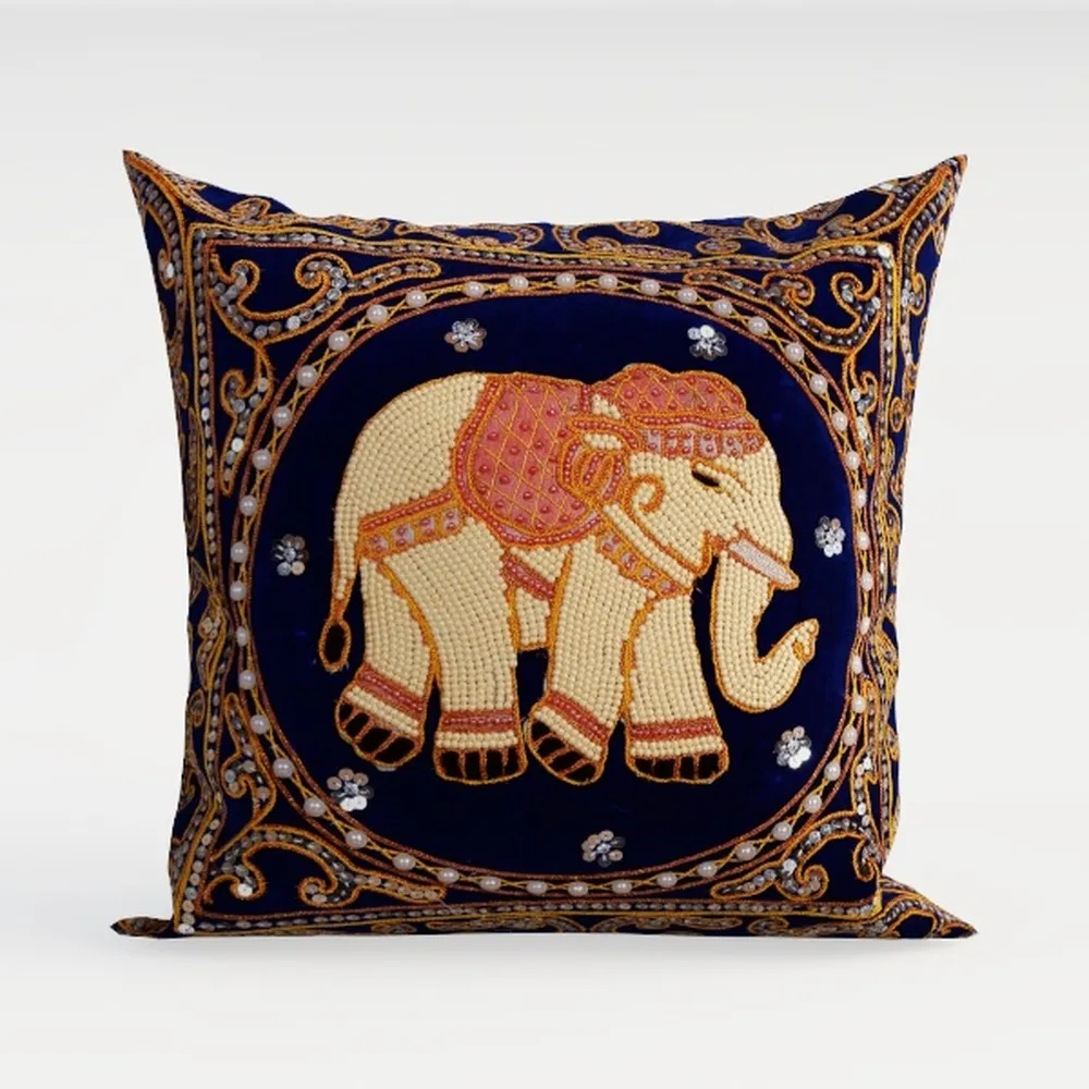 Vibrant Outdoor Pillow Covers, Colorful Bohemian