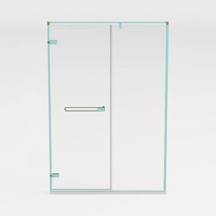 56-60"Wx72"H Frameless Reversible Single Sliding