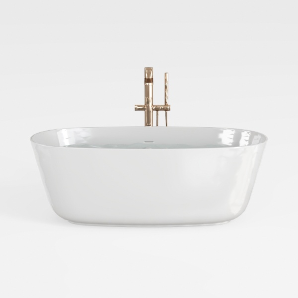 FerdY Shangri-La 59&quot; Acrylic Freestanding Bathtub