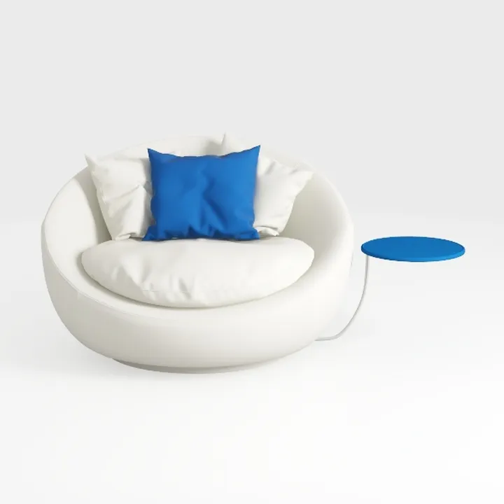 Sedia a dondolo moderna e comoda, con poggiapiedi, design anti-ribaltamento, in legno massello, poltrona singola per sala lettura