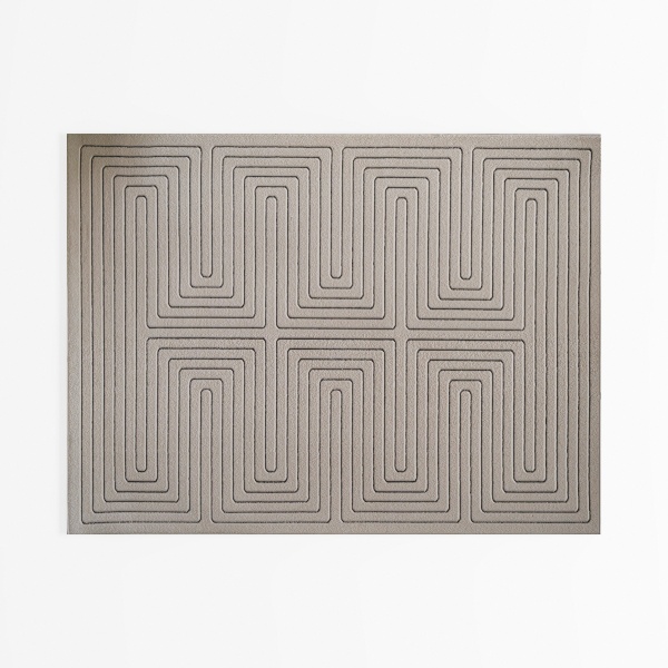 ILANGO 8x10 Modern Area Rug for Living Room Ultra