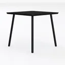 Mandala Small Rectangle End Table, Side Table with Left 45 Degree View