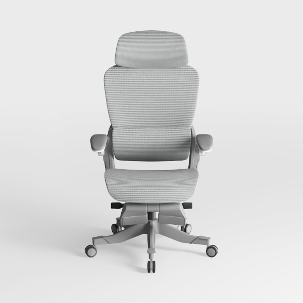 High Back Computer Desk Chair with Footrest Adjust