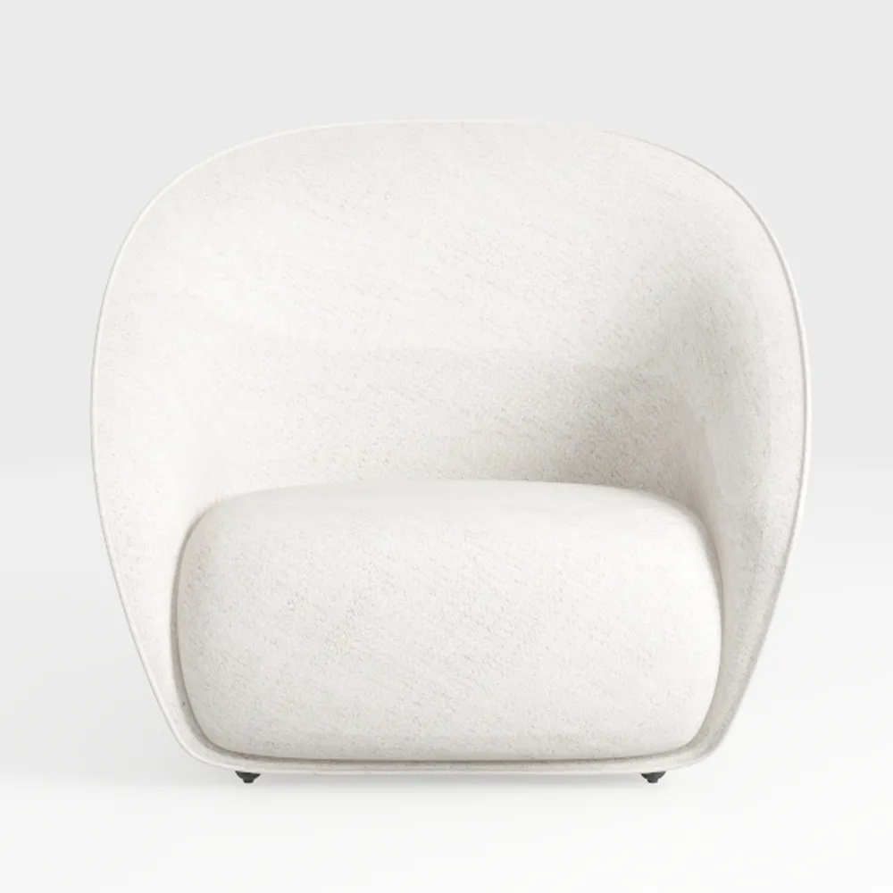 INMOZATA Swivel Barrel Chair Modern Swivel Accent 