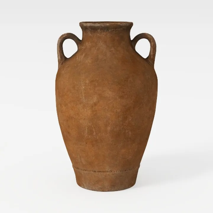 Vintage Rustic Ceramic Flower Vase, 16cm/6.29in