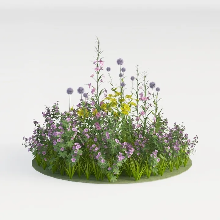 perennial border-Cozy Garden