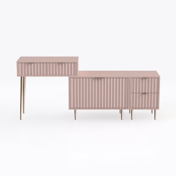 Camille 36 in. Bath Vanity Cabinet without Top in 