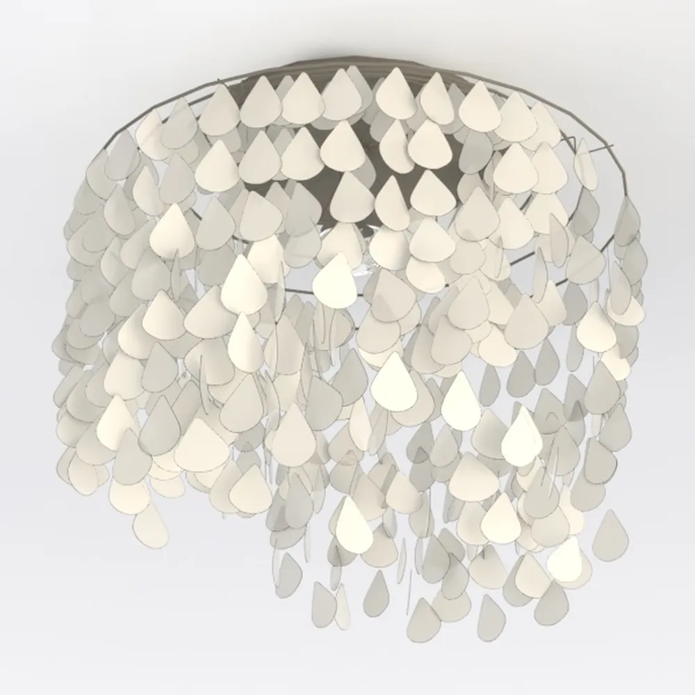 ALICE HOUSE Capiz Shell Ceiling Light, Brown