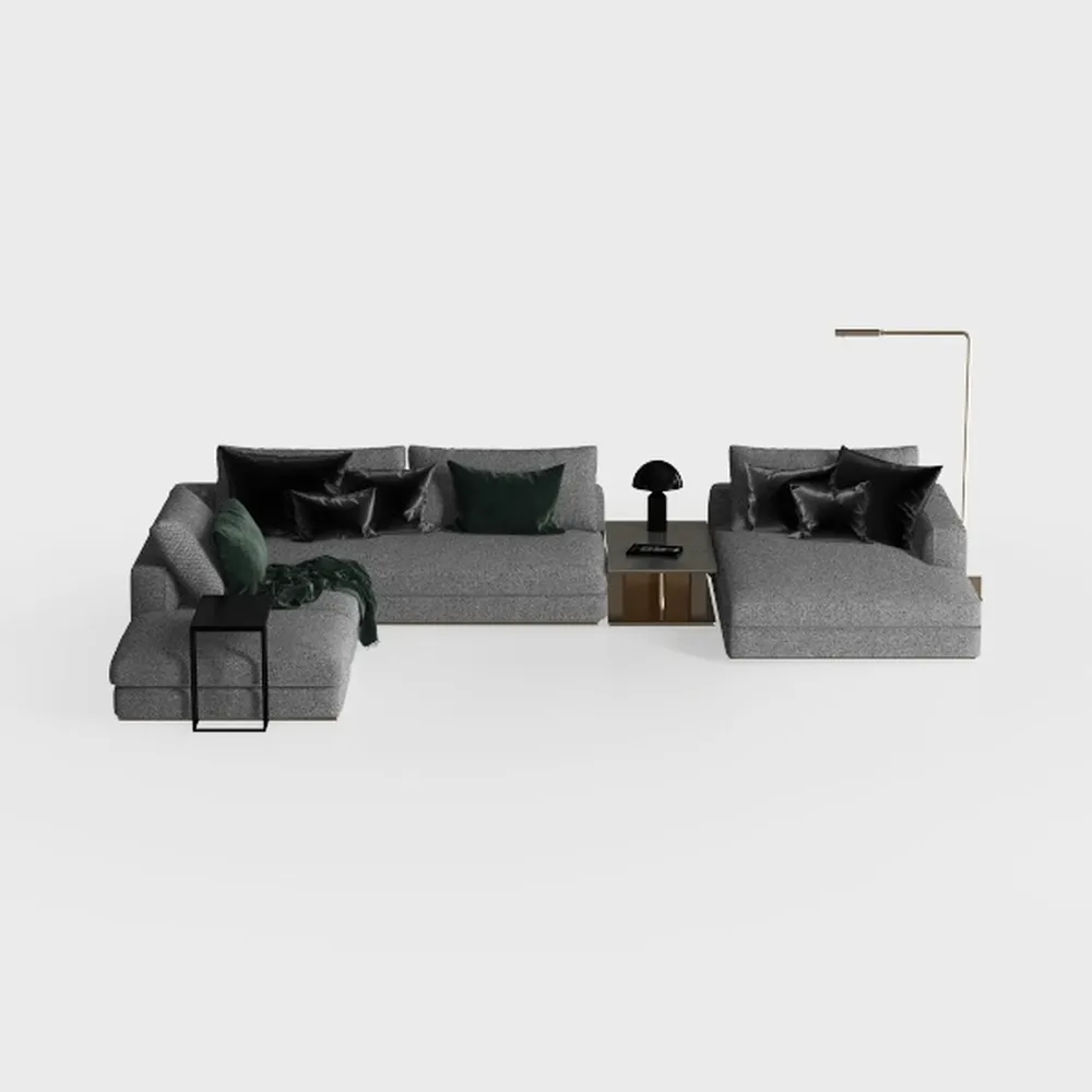 AMERLIFE 172 Inch U Shaped Couch, Modular Sectiona