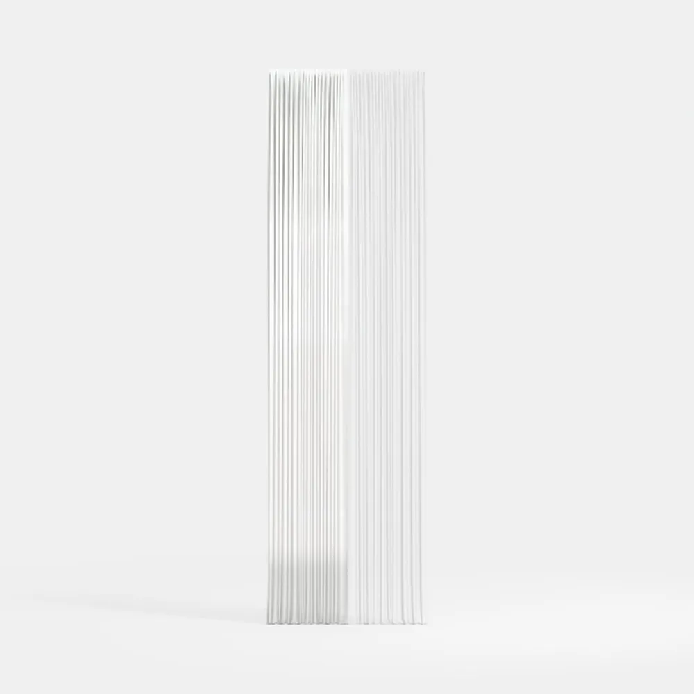 Vision Home Natural Pinch Pleated Semi Sheer