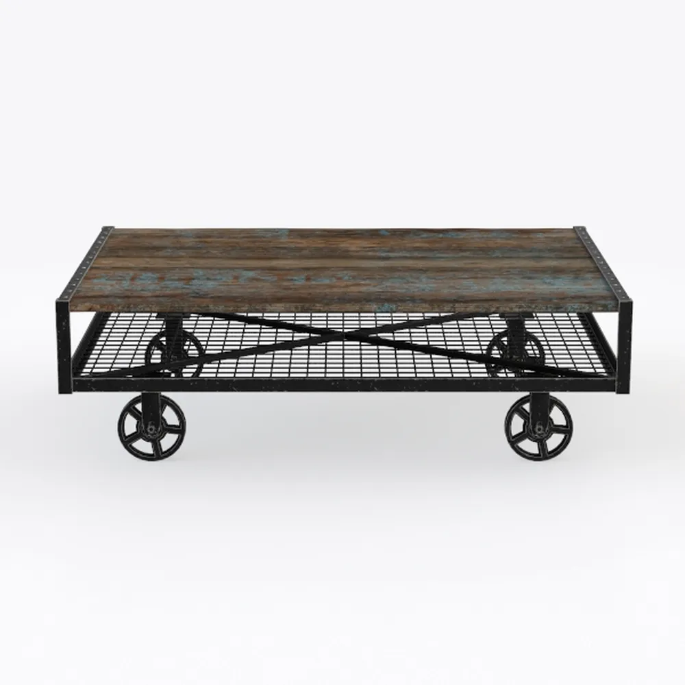 Custom 3D Waves Ocean Dining Table, Blue Ocean