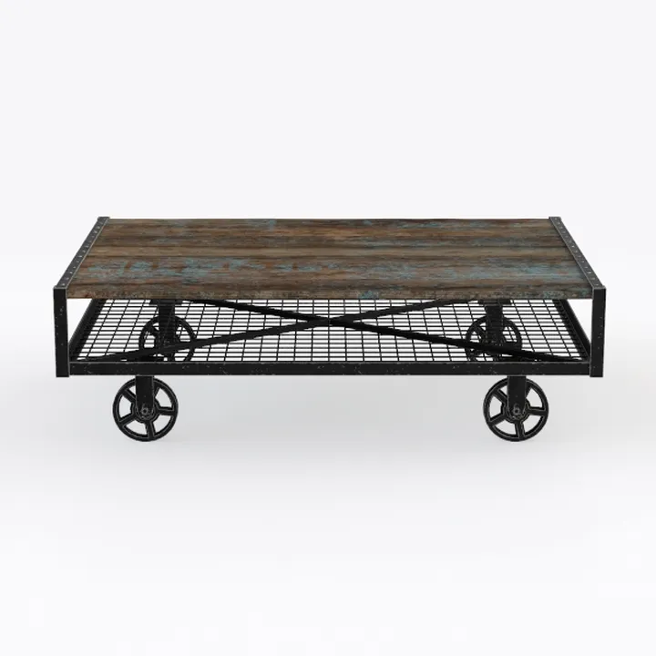 Custom 3D Waves Ocean Dining Table, Blue Ocean