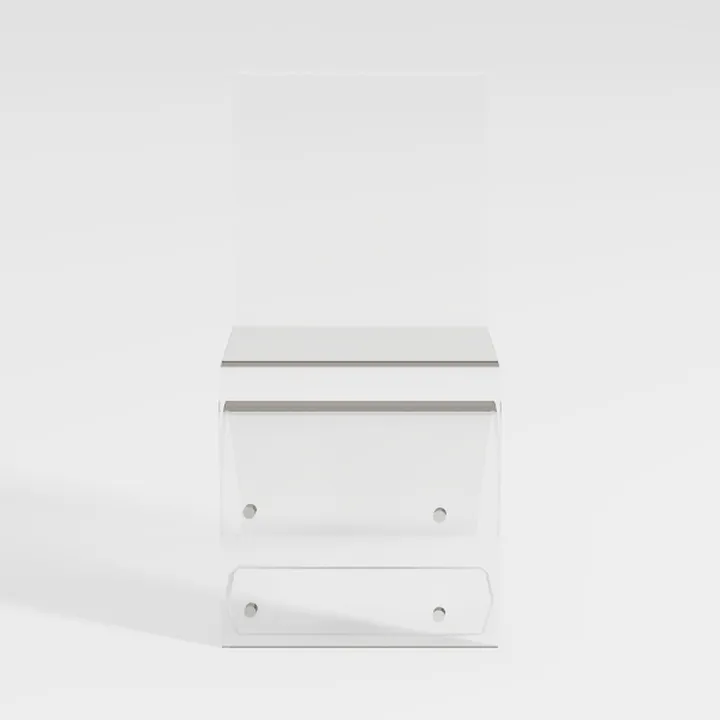 Eavan 1-Drawer White Nightstand