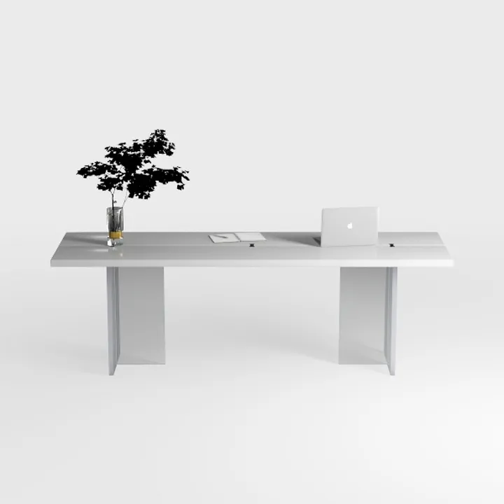 Messenya 47-Inch Office Desk with Pull-Out Outlet,