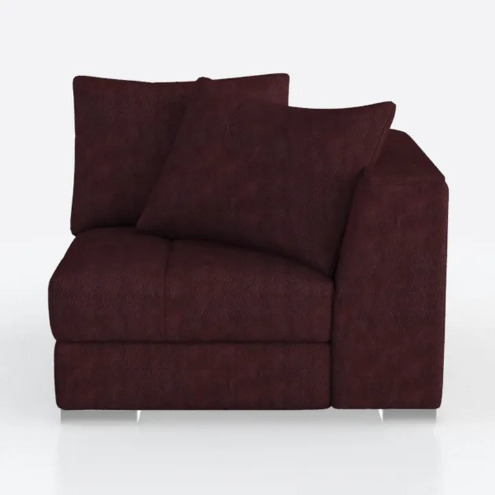 LUMISOL Wood Frame Armchair, Soft Sofa Chair with 