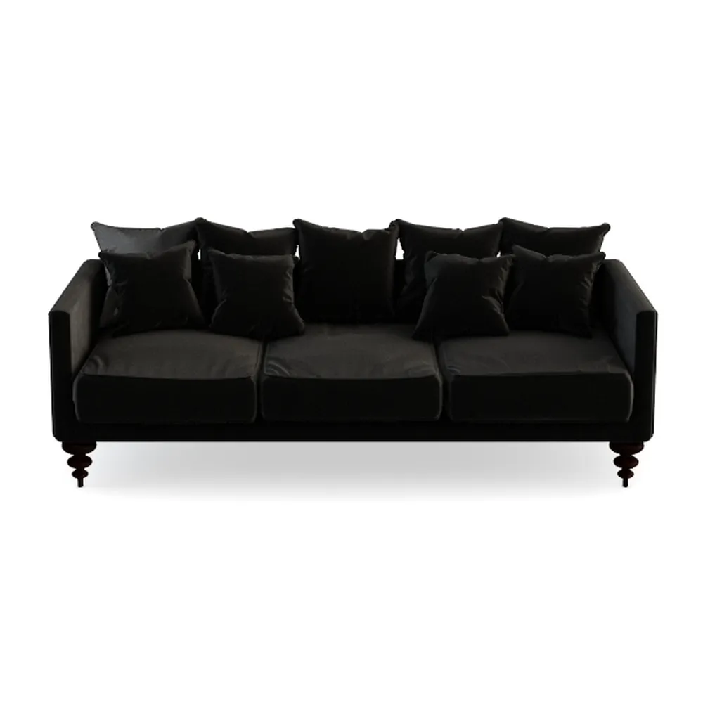 89" Velvet Pull Out Sofa Bed - 3-in-1 Convertible
