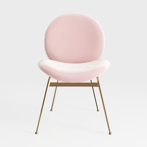 SAFAVIEH Home Collection Dublyn Light Pink Velvet/