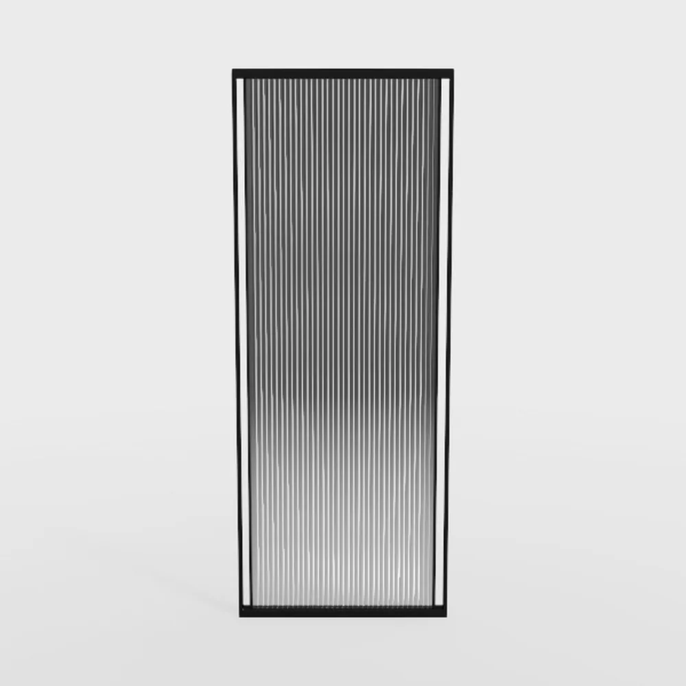 Fluted Pantry Cabinet, 72" Tall Modern Storage