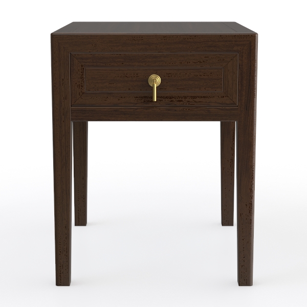 Porter 2 Drawer Wood Nightstand, Bedside Table