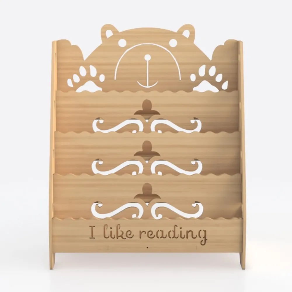 5-Tier Kids Bookshelf Montessori Toddler Book